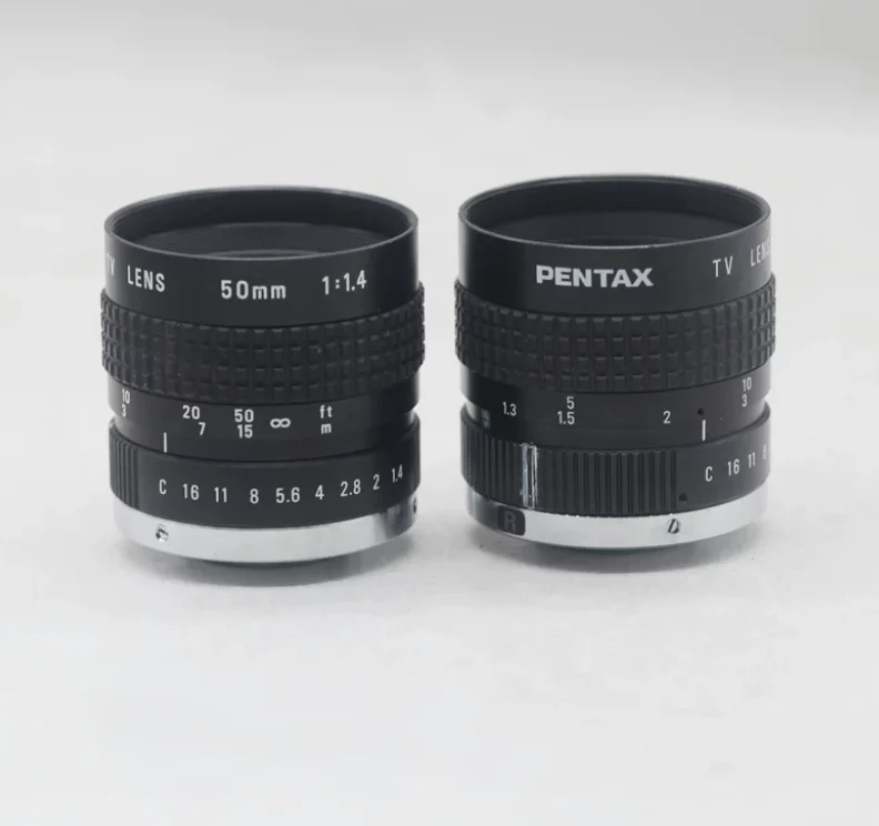 PENTAX 50/1.4 C-마운트 산업용 렌즈, 양호한 상태로 사용됨 50mm F1..