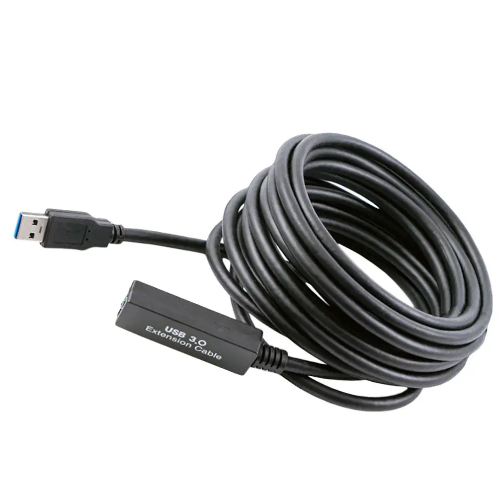 5M Usb3.0 확장 케이블 향상된 릴레이 증폭기 안정적인 전송 컴퓨터 마우스 키보드 데이터 케이블 장거리 홈 오피스 사용