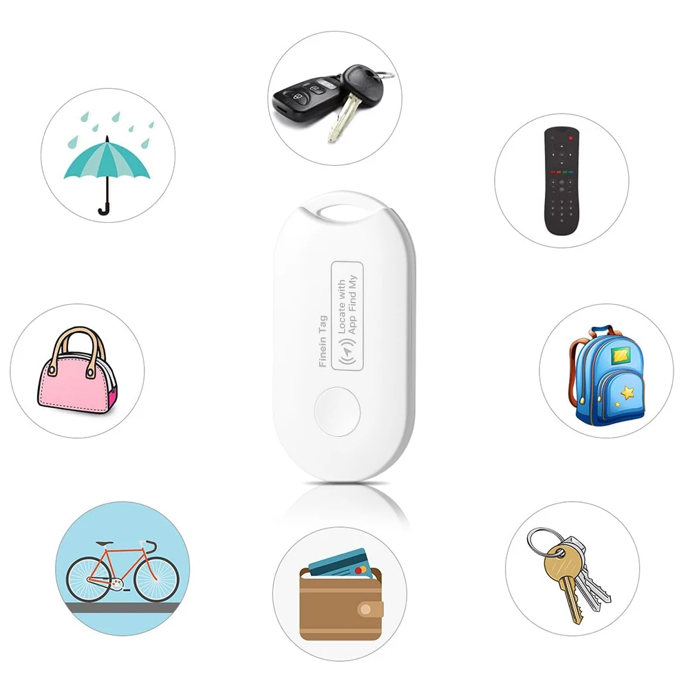 Bluetooth GPS Tracker for Air Tag Replacement Via Apple Find My to Locate Bag Bottle Card Wallet Bike Keys Finder MFI Smart ITag