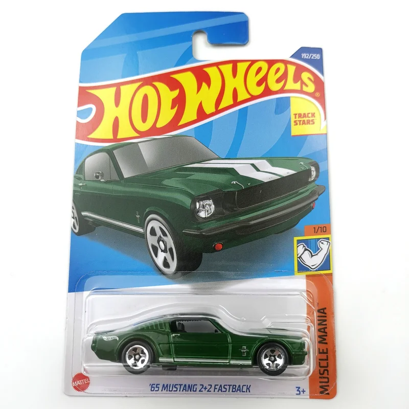 

2022-192 Hot Wheels Cars 65 MUSTANG 2+2 FASTBACK 1/64 Metal Die-cast Model Collection Toy Vehicles