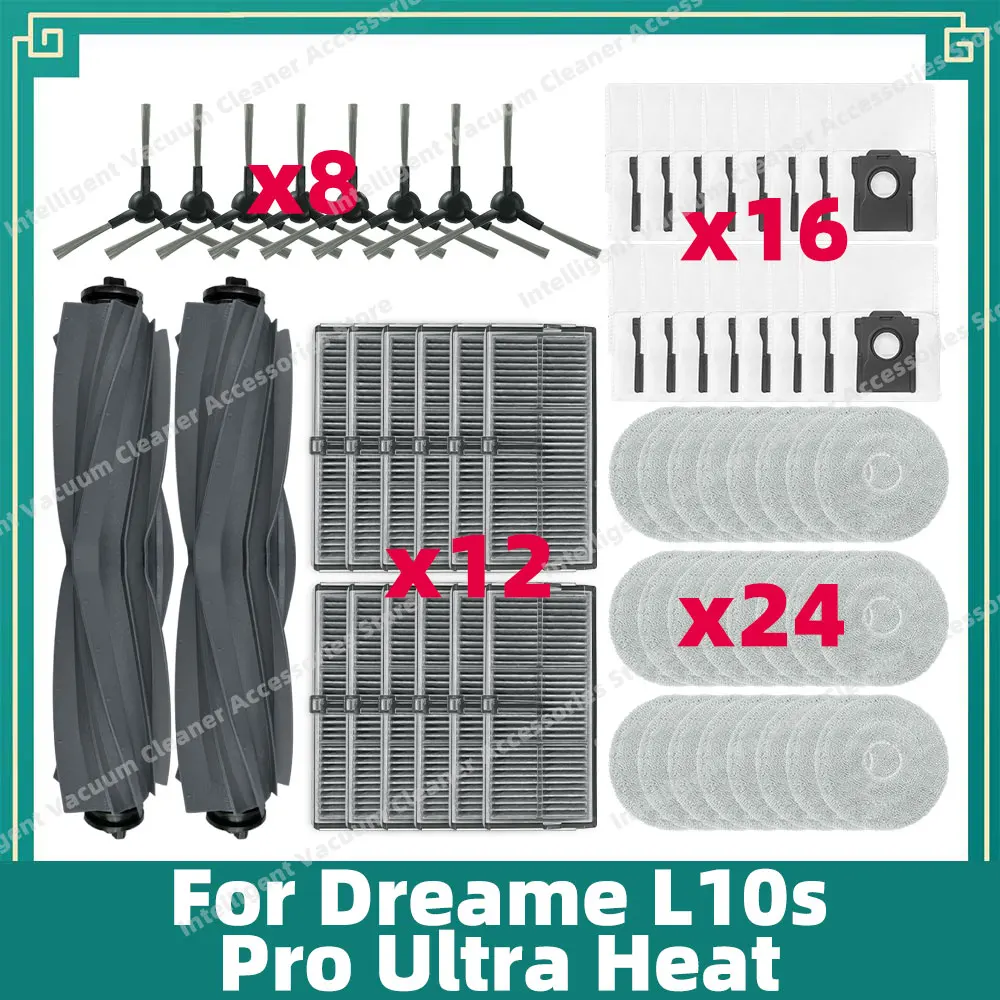 10 Sacchetti Per Aspirapolvere Dreame X30 Ultra/L10s Pro Ultra Heat L10s Ultra G