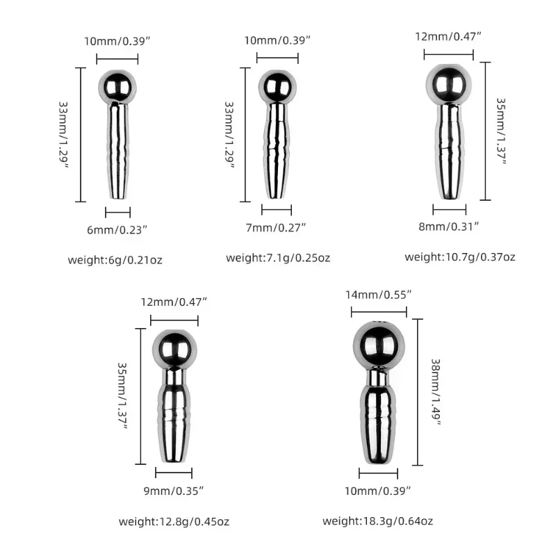 Penis Plug Rod Dilator Stainless Steel Male Urethral Catheter Sounds Stimulator Masturbation Adult Sex Toys penis sex toys