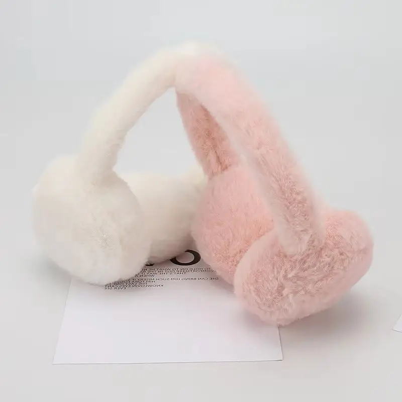 Winter Plush Ear muffs Soft Cute Outdoor Ear Covers for Cold Weather Winter Women Men Cold Weather Fluffy Cozy Earmuffs Warmers