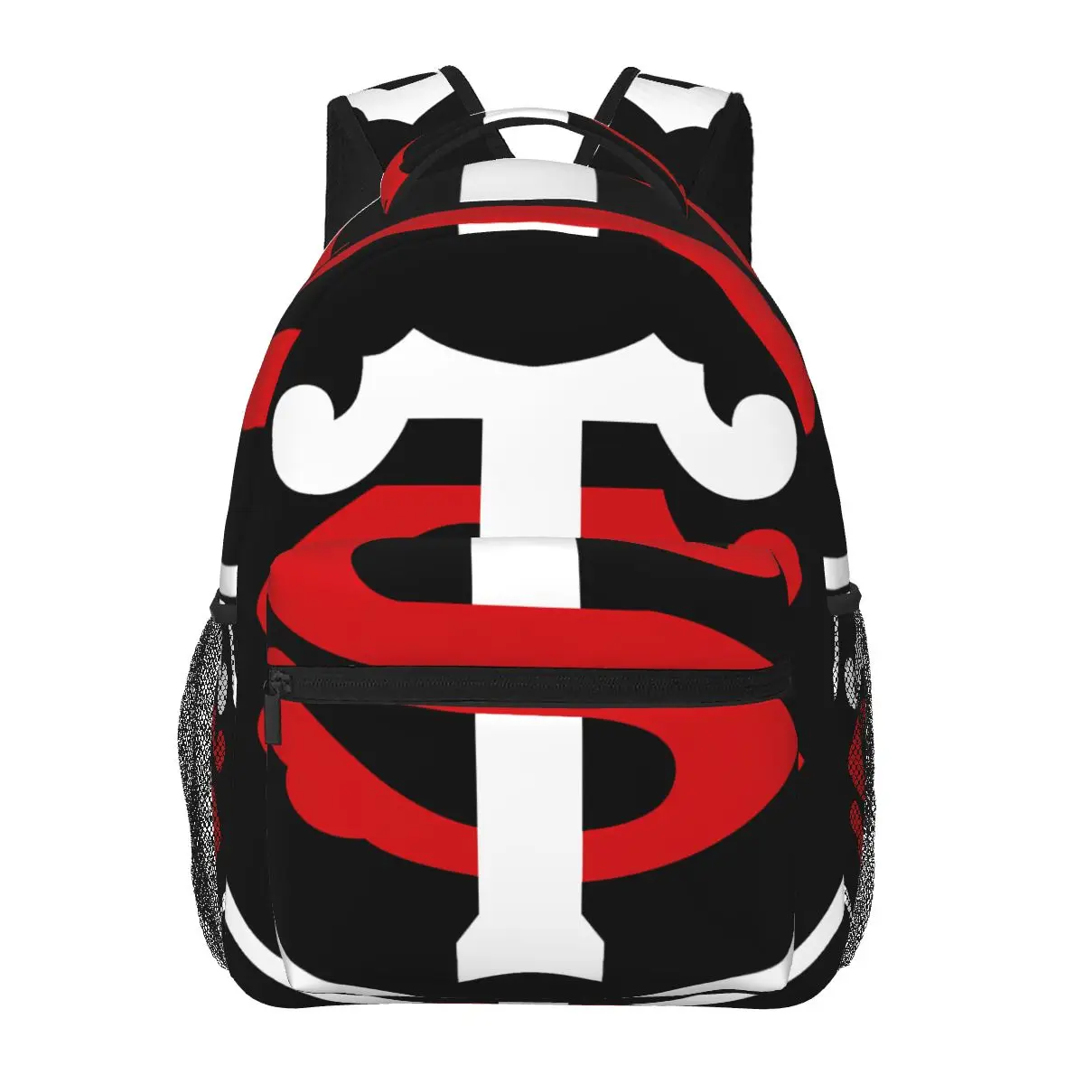 Stade Toulousain Logo Casual Backpack Unisex Students Leisure Travel Computer Backpack