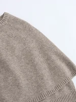 European & American Style Knitted Cape Jacket – Chic & Versatile 4