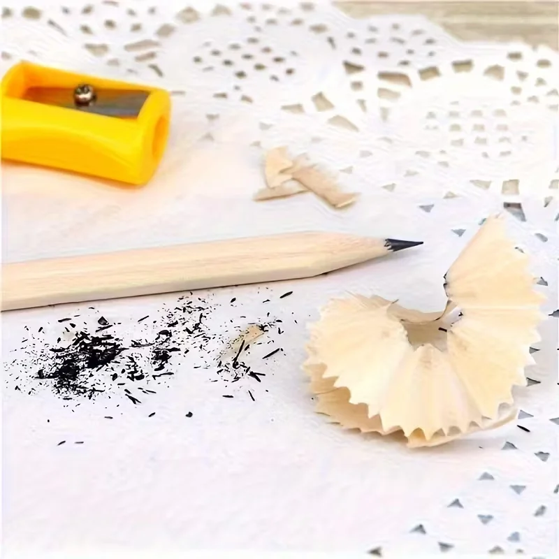 10/30/50 قطعة أقلام رصاص خشبية كلاسيكية سداسية، رصاص HB، للرسم والرسم والكتابة واللوازم المدرسية والمكتبية