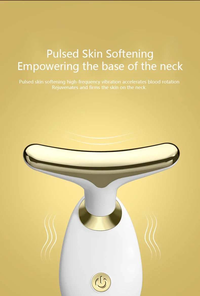 Neck Face Lifting Device Face Slimming Eye Massage Beauty Skin Facial Vibration Machine Anti Aging Reduce Edema Double Chin