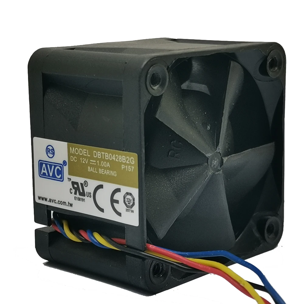 Новый и оригинальный AVC 4028 12В 1.00a dbtb0428b2g 4 см усилитель мощности сервера Вентилятор T2 PWM