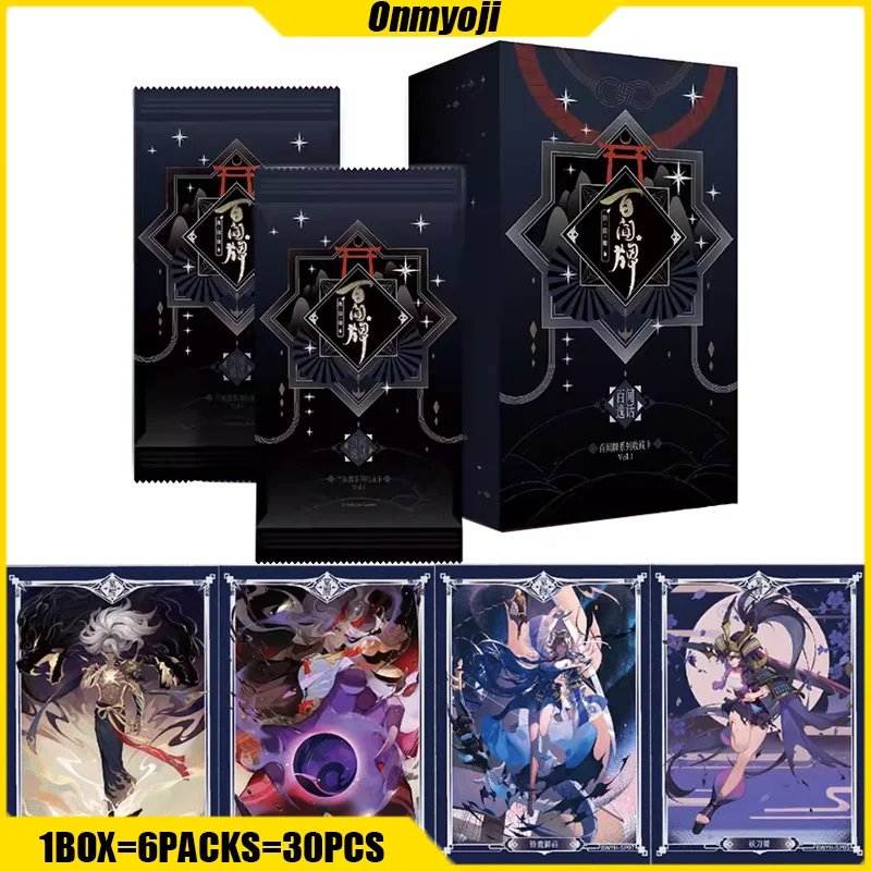 

Карточка. Веселая 1-я карточка Onmyoji, аниме фигурки, игральные карточки, коробка для Mistery, настольные игры, бустер-коробка, игрушки, подарки на день рождения для мальчиков и девочек