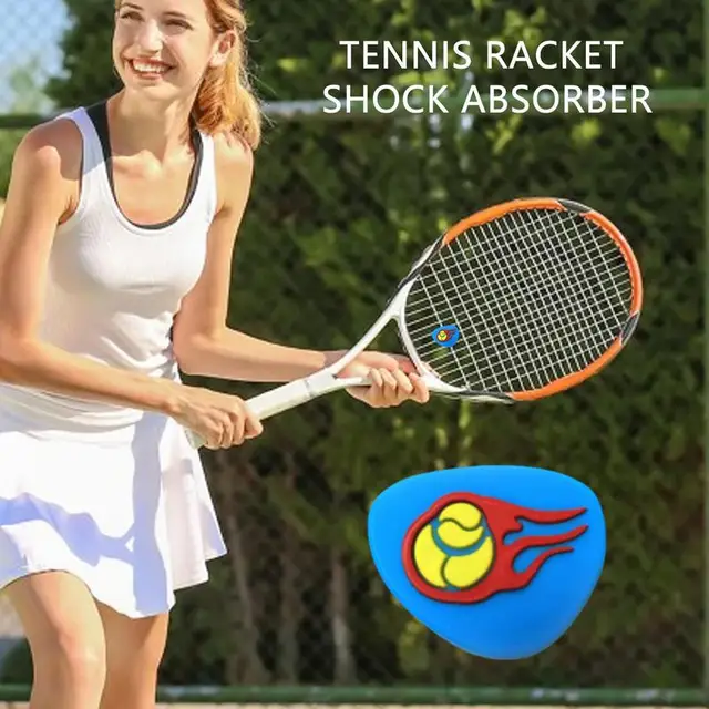 Protective Tennis Racket Vibration Dampeners Silicone Anti-Vibration Tennis Shockproof Absorber Cartoon Shock Pad Accessories 3