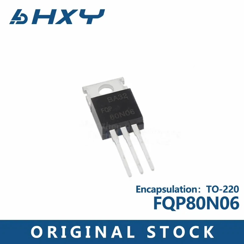 

10 шт., канальный полевой транзистор FQP80N06 до 220, 80 А, 60 в, FDP80 N06