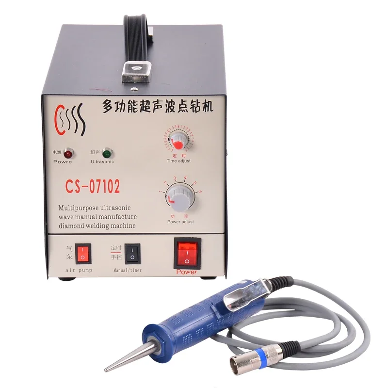 

CS-07102 Ultrasonic Fixing Rhinestone Machine Hot Fix Crystal Studs Setter Wand ATT