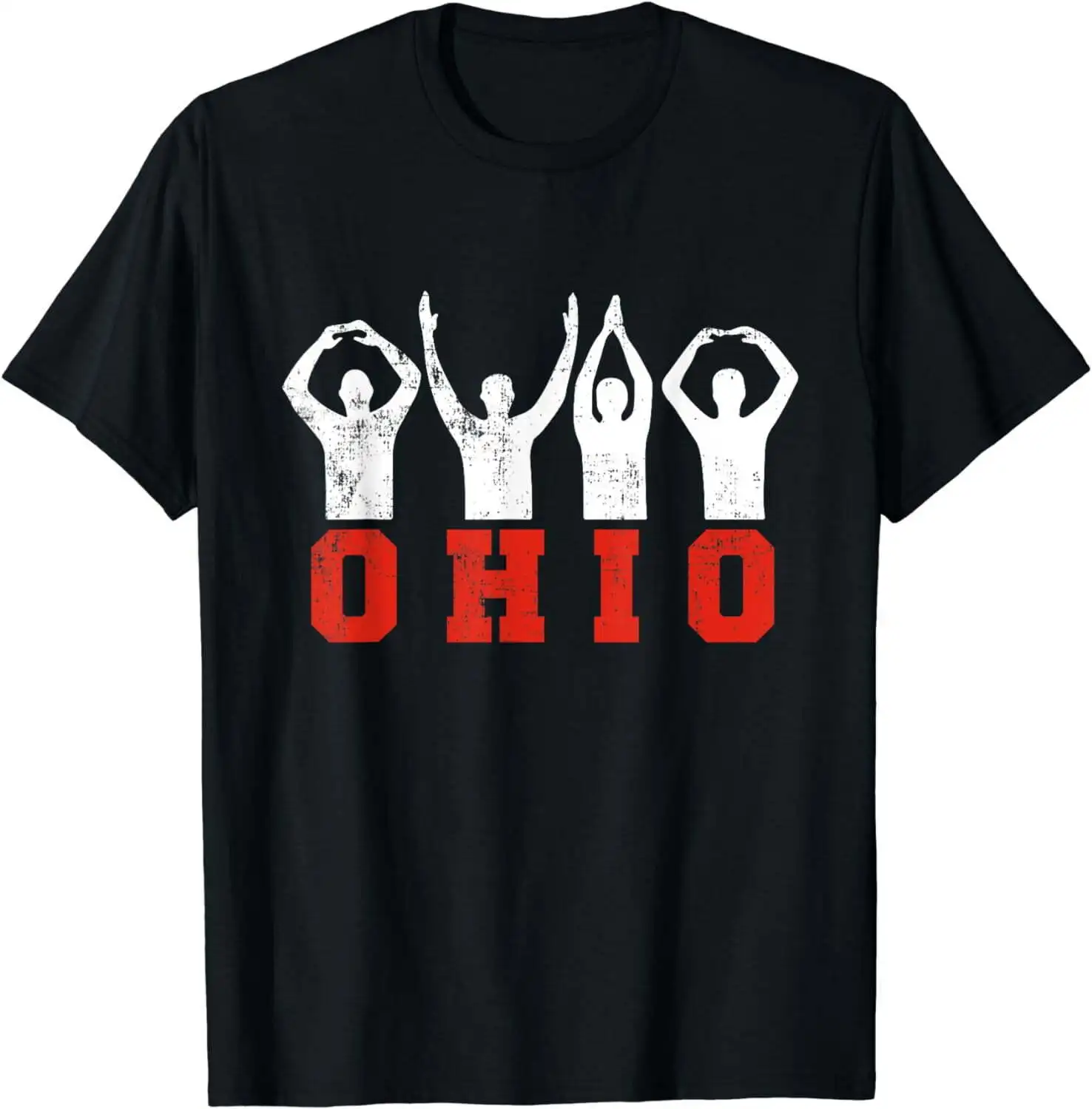 

Модная потертая футболка Ohioan OH State Of Ohio