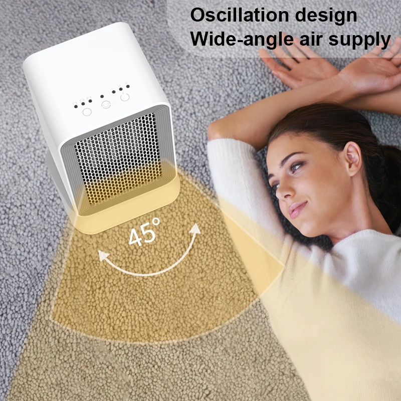 Xiaomi Youpin Heater Electric Heater Low Consumption Vertical Heating Fan Safety Overheating Protection Silent Small Hand Warmer 3