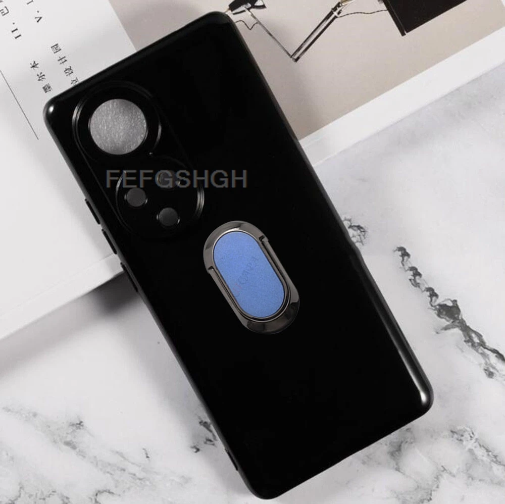 Premium Back Ring Holder Bracket Phone Case - Soft Silicone TPU Cover