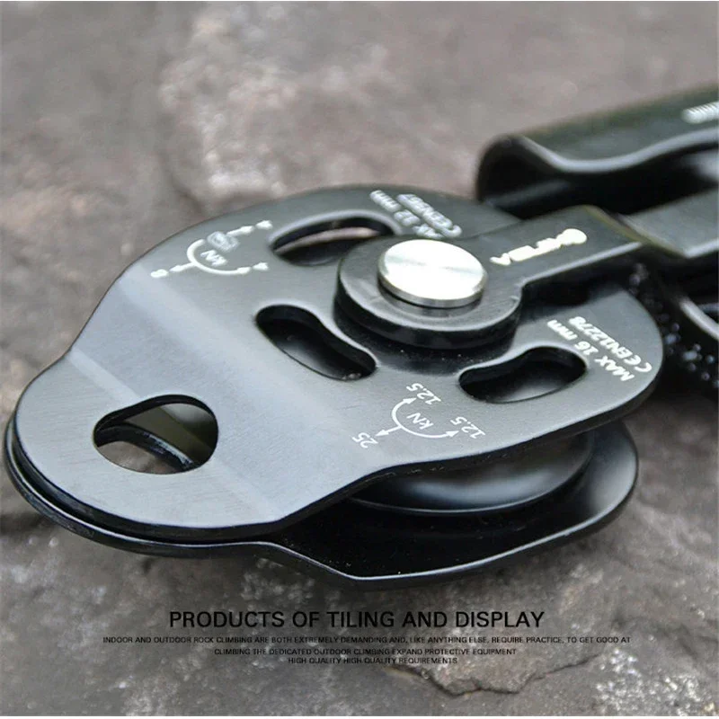 One-way Pulley Lifting Heavy Objects Pull-up Tool Super Light Device Ascenders Lifter Drag Lifting Equipment swivel pulley rope pulley hoist double pulleys cable tray pulley