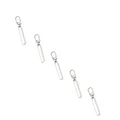 5pcs silvery C