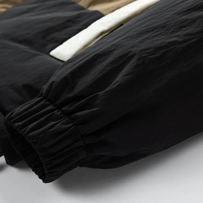 2023 New Men's Warm Windproof Parka Coat Unsex Winter Thick Loose Jacket Parkas Men Woman Solid Color Outerwear Coat Parkas