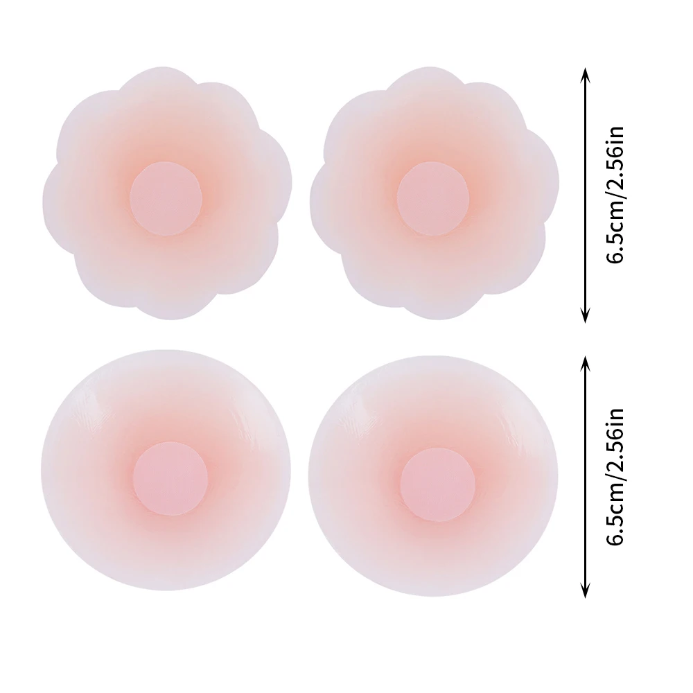 Copricapezzoli In Silicone 8 Paia - Invisibili E Riutilizzabili, Con Scatola Da Viaggio - Foto 4