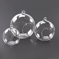Hanging Glass Ball Garden Home Pots Succulent Tabletop Candles Vase Plant Tealights Terrarium Celebration For Christmas Wedding 1