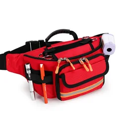 Empty First Aid Bag Emergency Kit Rescue Waist Bag For Sports Camping Travel Nurse Medical Supplies Storage Bag Tools Organizer