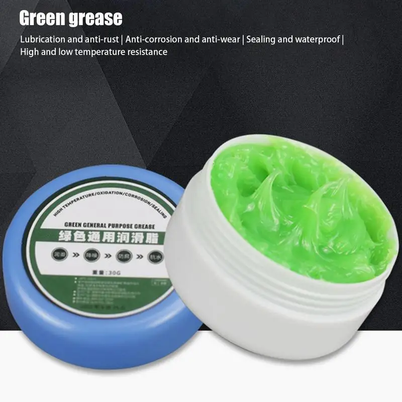30g Green grease Bearing thread gear grease Multifunction Lubricant Machine Bearing Grease Anti-Rust All Purpose Grease