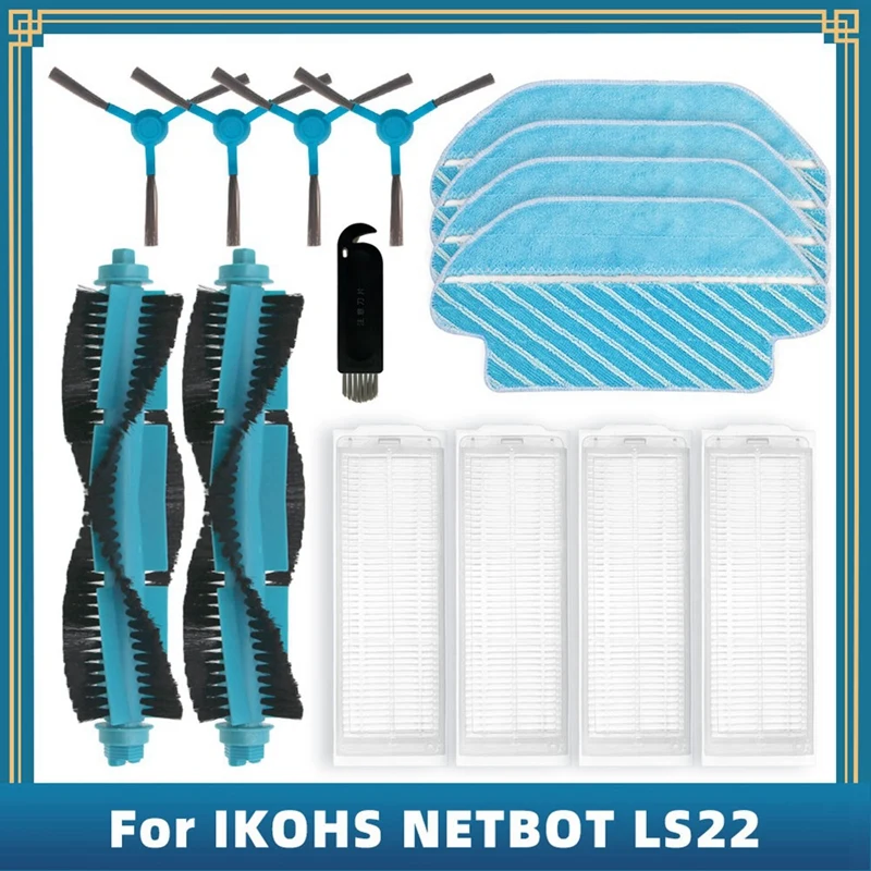 Repuestos para aspiradora Robot IKOHS NETBOT LS22, accesorios, cepillo  lateral principal, filtro Hepa, almohadilla para mopa - AliExpress