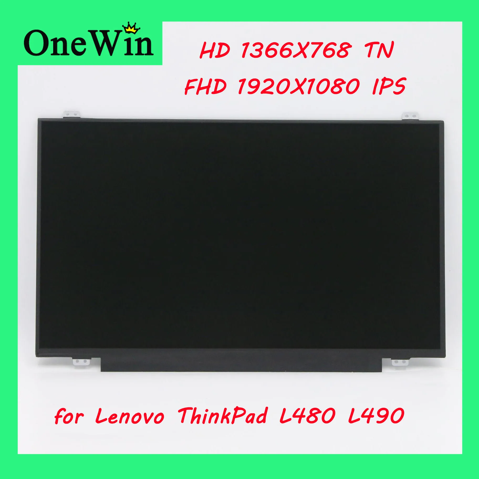 Для Lenovo ThinkPad L480 20LS 20LT L490 20Q5 20Q6 1366*768 1920*1080 IPS Full HD eDP 30pin 140 ЖК Матрица FHD 40pin сенсорный экран