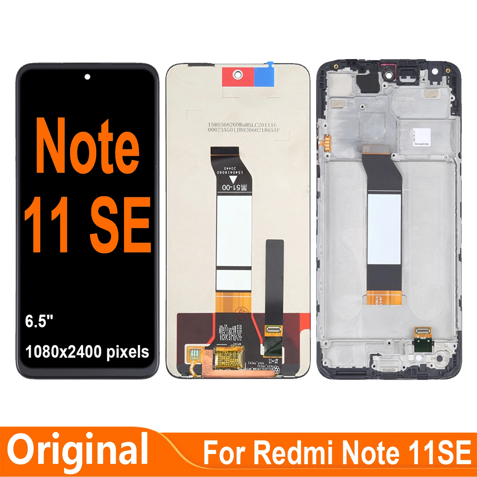 

Original 6.5'' For Xiaomi Redmi Note 11SE 11 SE LCD Display Touch Screen Digitizer Assembly For Redmi Note11 SE LCD