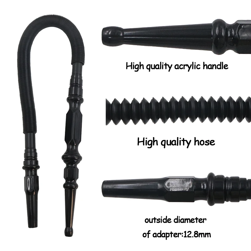 SY 1PC Retractable Shisha Hookah Acrylic Handle Water Hose Pipe Kit Can Be Elongated Narguile Smoking Accessories Vattenpipa