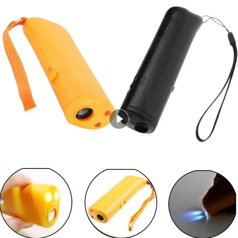 1Pc Pet Dog Repeller Anti Barking Stop Bark Training Device Trainer Led Ultrasonic Anti Barking Ultrasonic Senza Strumento A Batteria