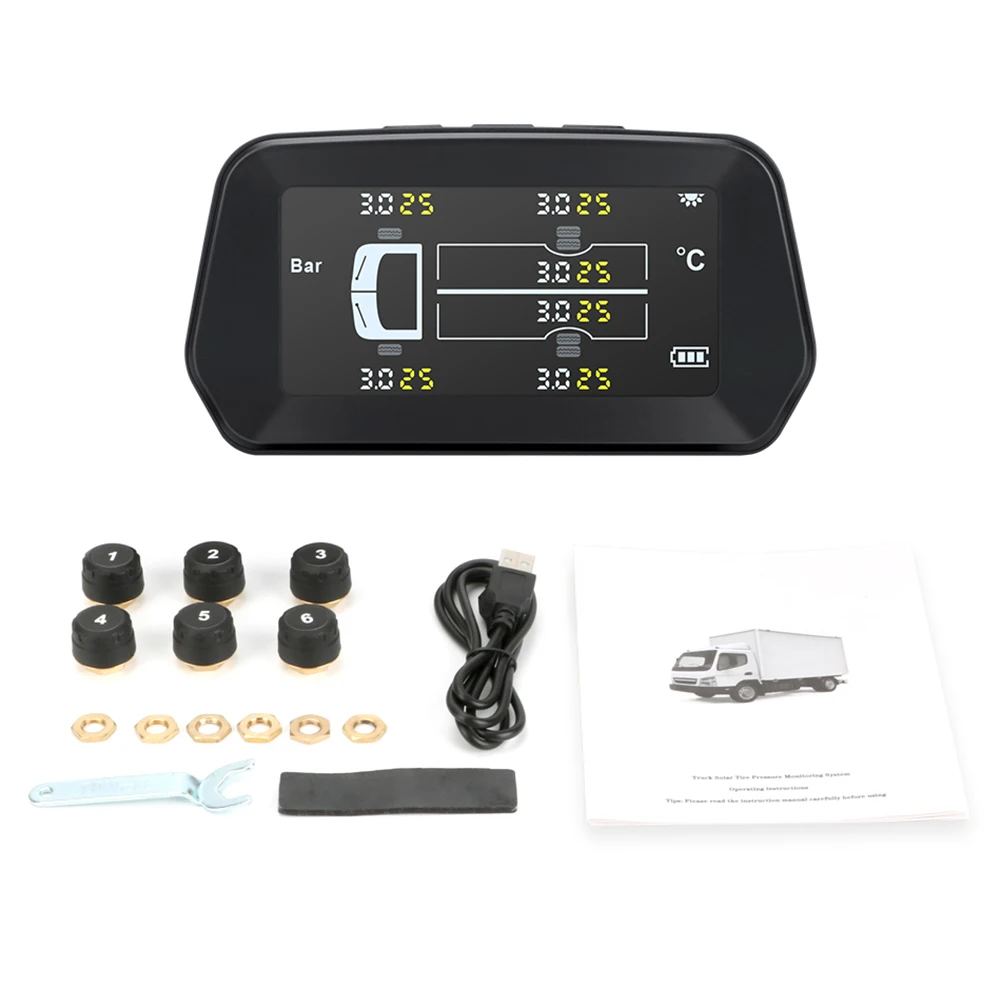 ¾籤  RV Ʈ TPMS, LCD ÷ ÷,  Ÿ̾ з ܺ ,  Ÿ̾ з , 6 