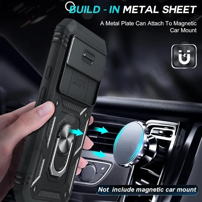 Heavy-Duty Shockproof Case with 360° Rotating Kickstand