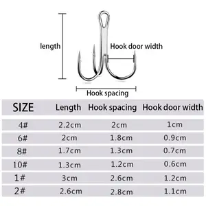 Treble Hook - Fishhooks - Discount Offers On Treble Hook - AliExpress