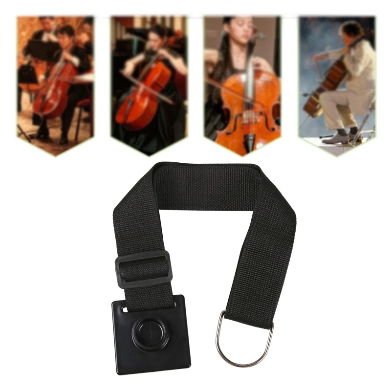 Cello Support Parts Durable Non-slip Cello Stand with Adjustable Strap Practice Holder