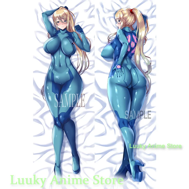 

Dakimakura Anime samus aran (Metroid) Double Sided Print Life-size Body Pillow Cover