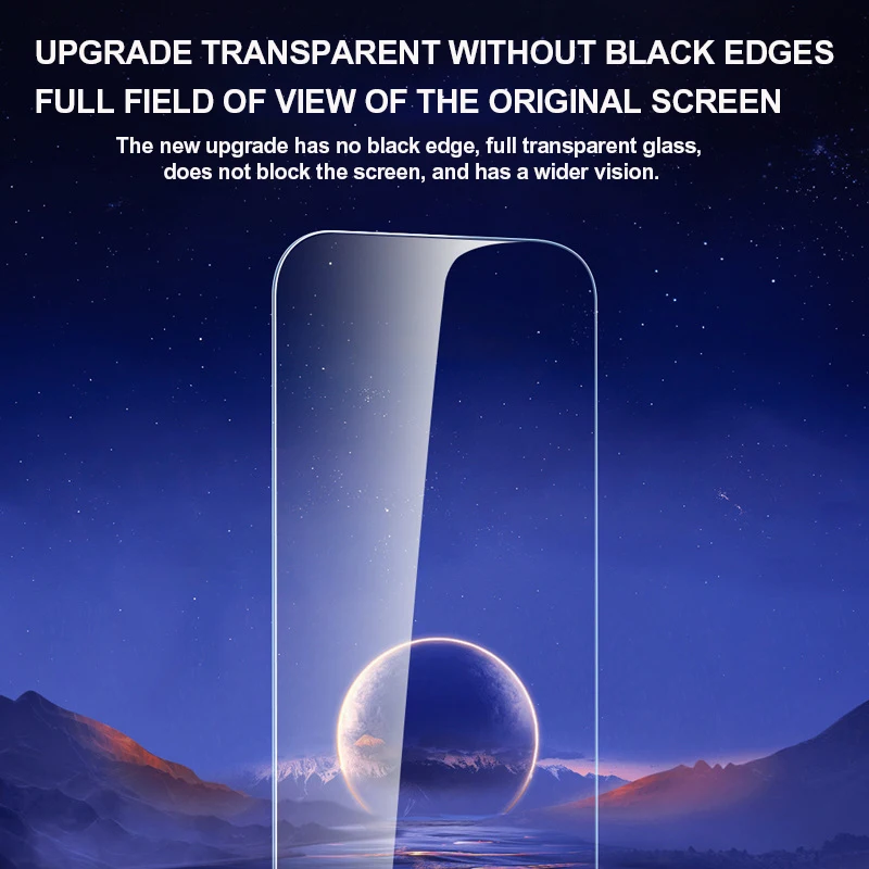 5Pcs Tempered Glass for iPhone 16 14 13 11 15 Pro Max Mini Screen Protector for iPhone XR X XS MAX 7 8 Plus SE Protective Glass — view 4