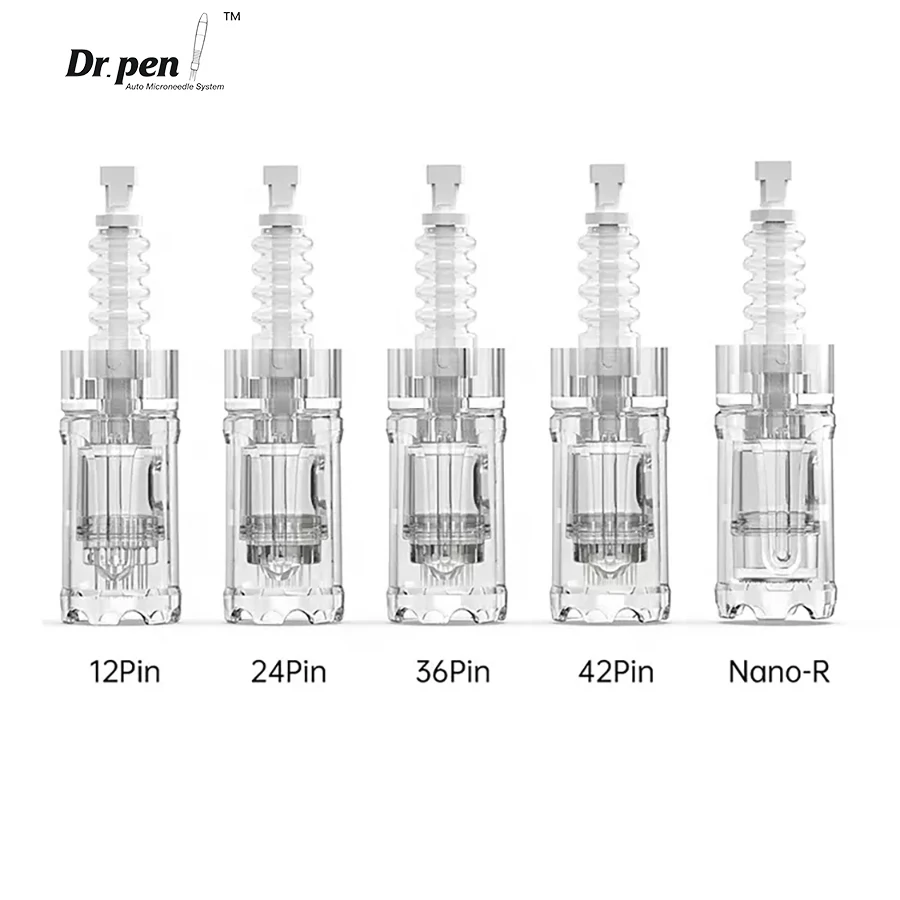 Dr. Pen A10 Microneedling Cartuccia Ad Ago 30 12 Pin 24 Pin 36 Pin 42 Pin Round Nano Derma Pen Tip Sostituzione