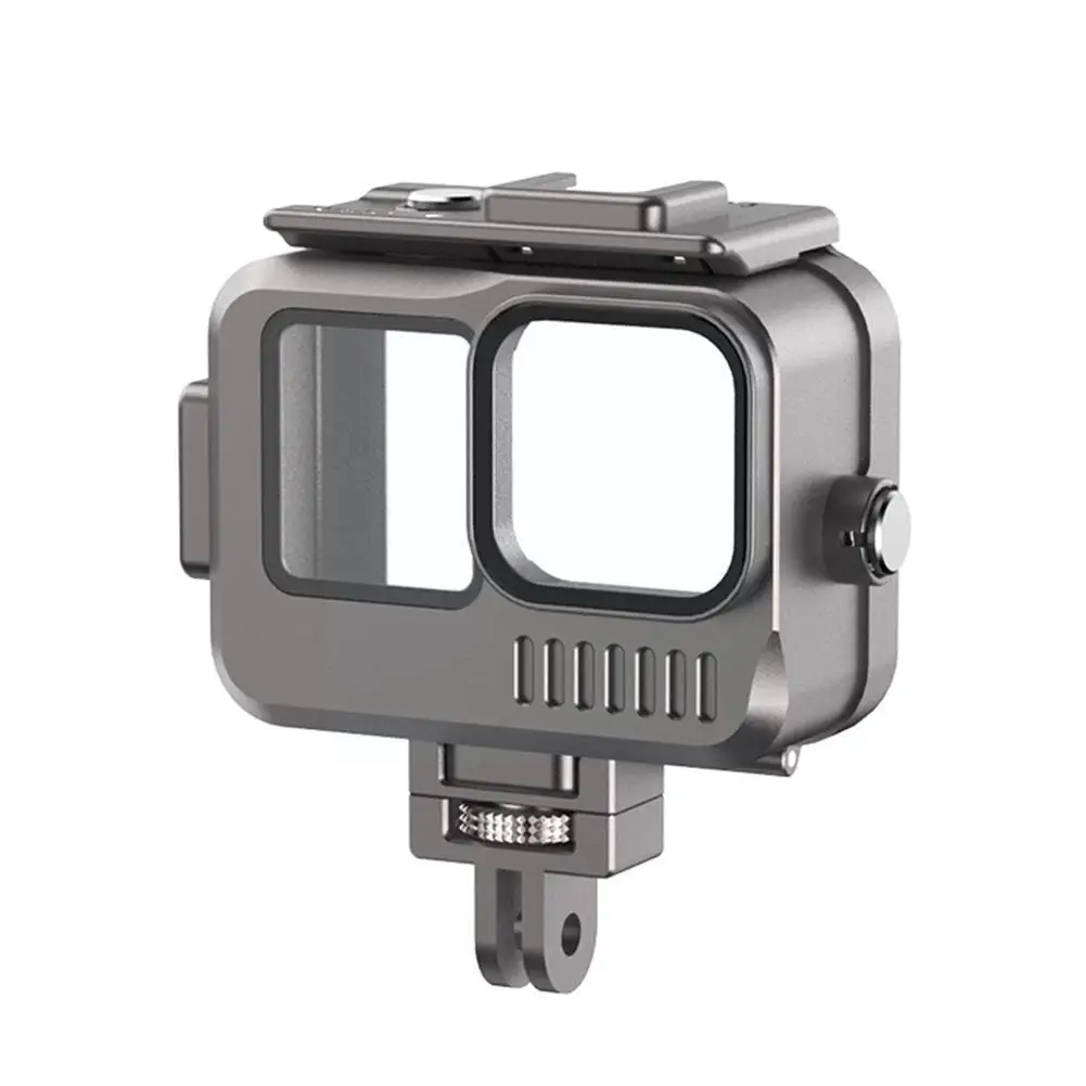 

Aluminum Alloy Diving Waterproof Case For Gopro 9 / 10/11 Action Camera Underwater 40M Protection Shell For Gopro 11 Access R3D2