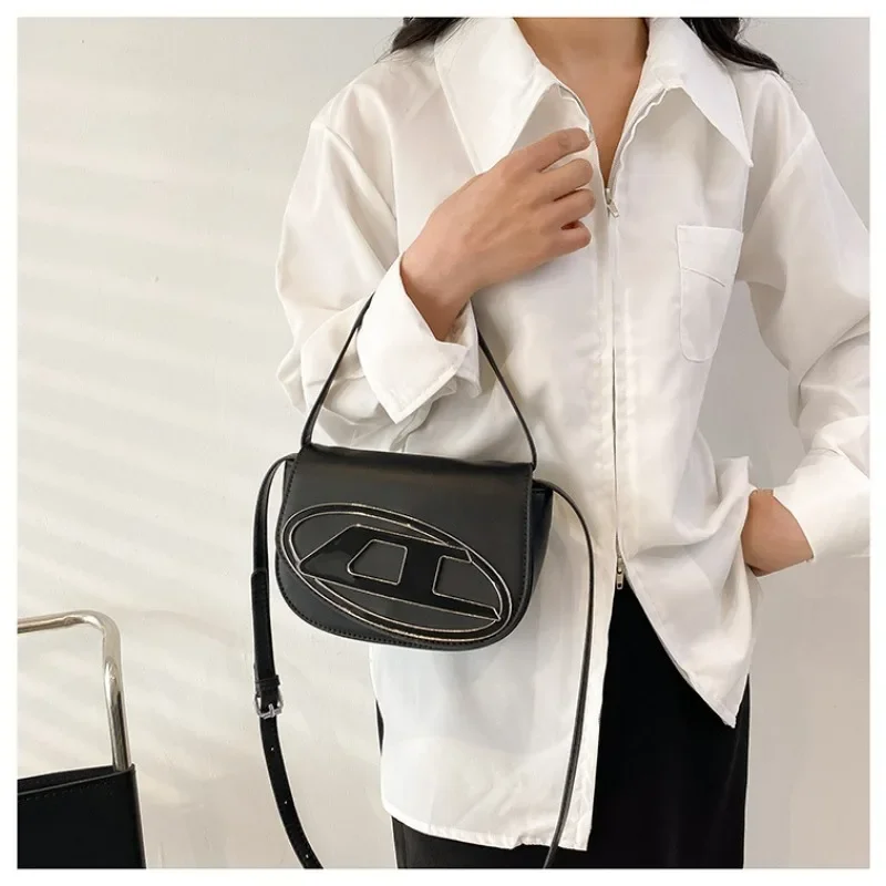 Sacs à main fourre-tout en cuir demi-rond pour femmes, sacs à bandoulière design, sacs de messager décontractés, sac à main de divertissement, mode