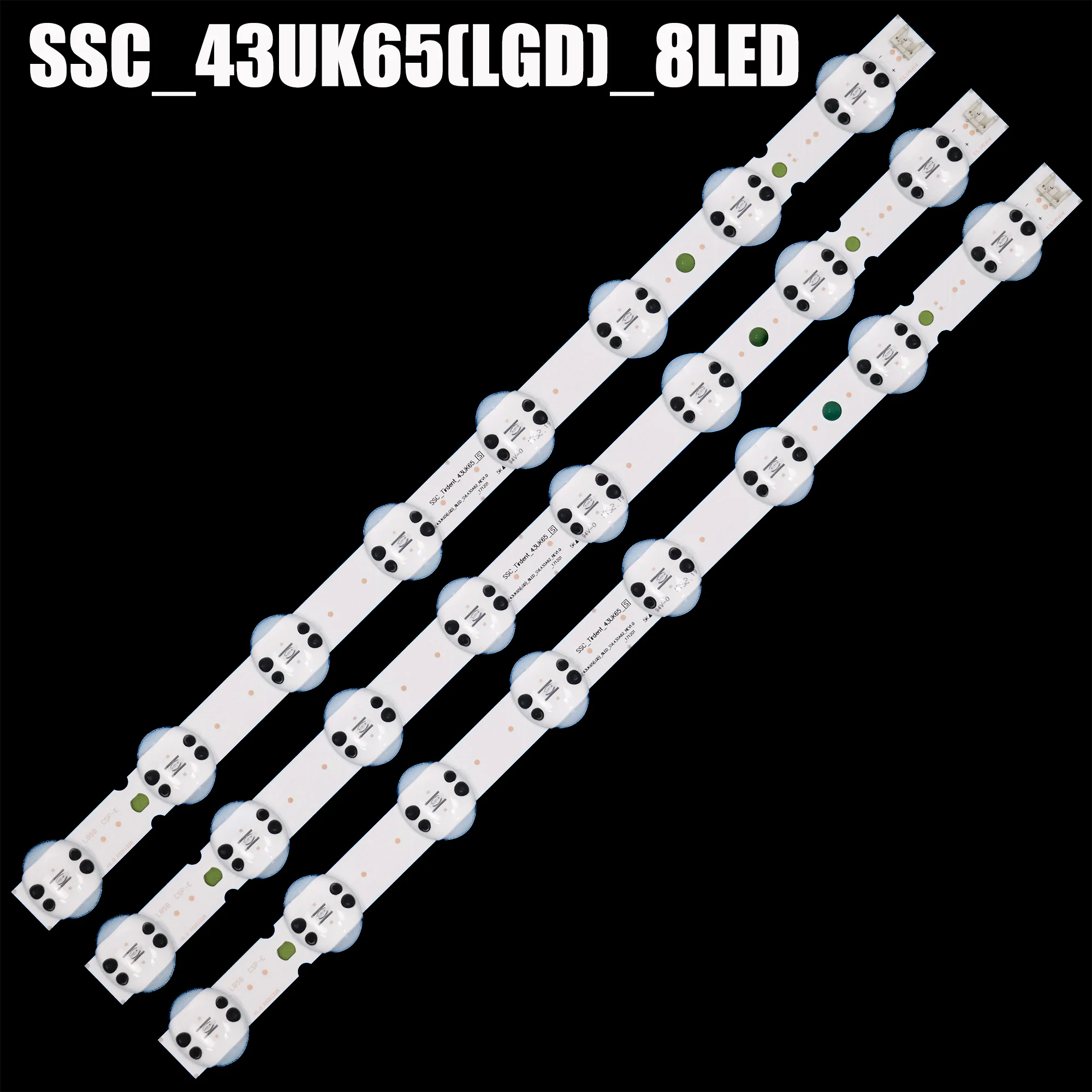Tira Led para 43uk6500 43uk6750 43uk6520 43uk6510 43uk6520psa 43uk6510psf Hc430dqg-slur-a14x Lgd43062 Trident_43uk65 _ s Svl430a62