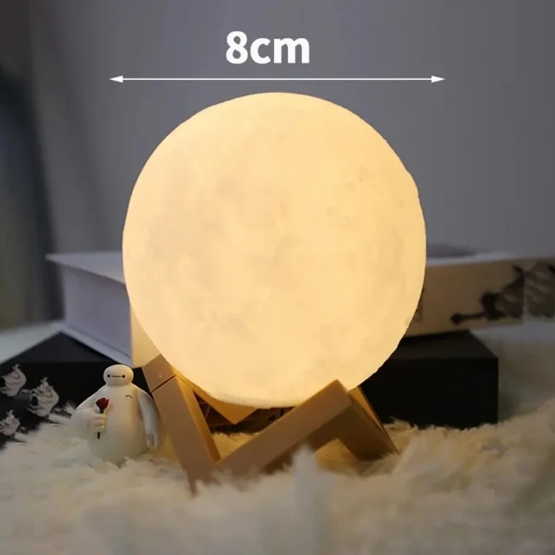 Assemble Toy Creative Assembled Moonlight Lamp 8 Cm Family Living Room Bedroom Bedside Ornaments Children's Gift