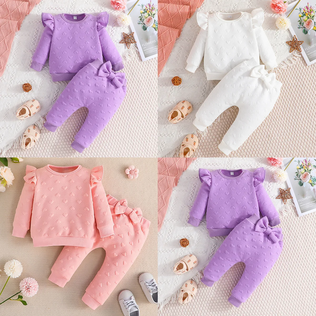 

Spring&Autumn Baby Girl Clothes Long-sleeved Top + Pants Two-piece Fashion Casual Suit Baby Girl Outfit Set Hoodie Set for Girls