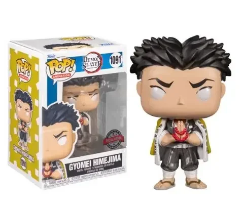 thumbnail image 1 of 2025 NUEVOS juguetes de anime Funko POP Demon Slayer Chase Weeping Gyomei Himejima #1091, figura de vinilo especial, modelo de muñeca de juguete para niños, regalos, 1 of 5