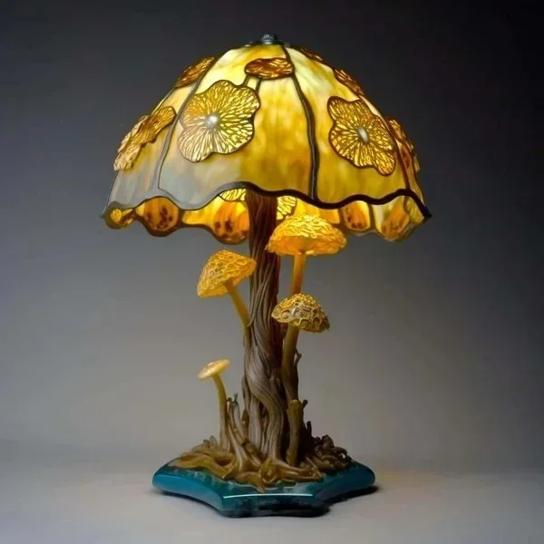 yellow mushroom