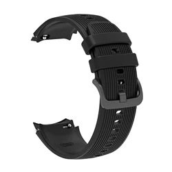 Silicone Replacement Strap Wristband (Black)