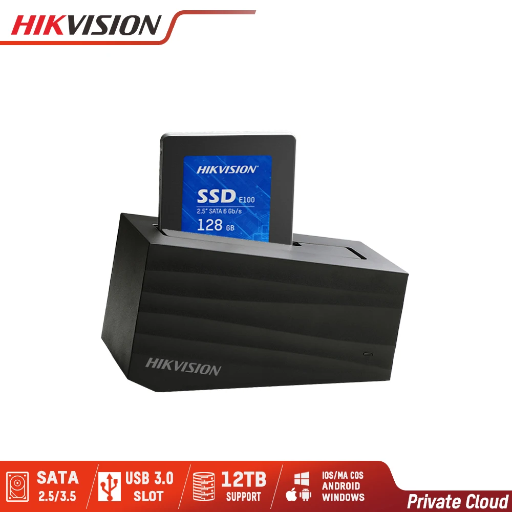 Hikvision NAS Private Cloud Sharing Network Attached Storage Server for Home support HDD/SSD 2.5