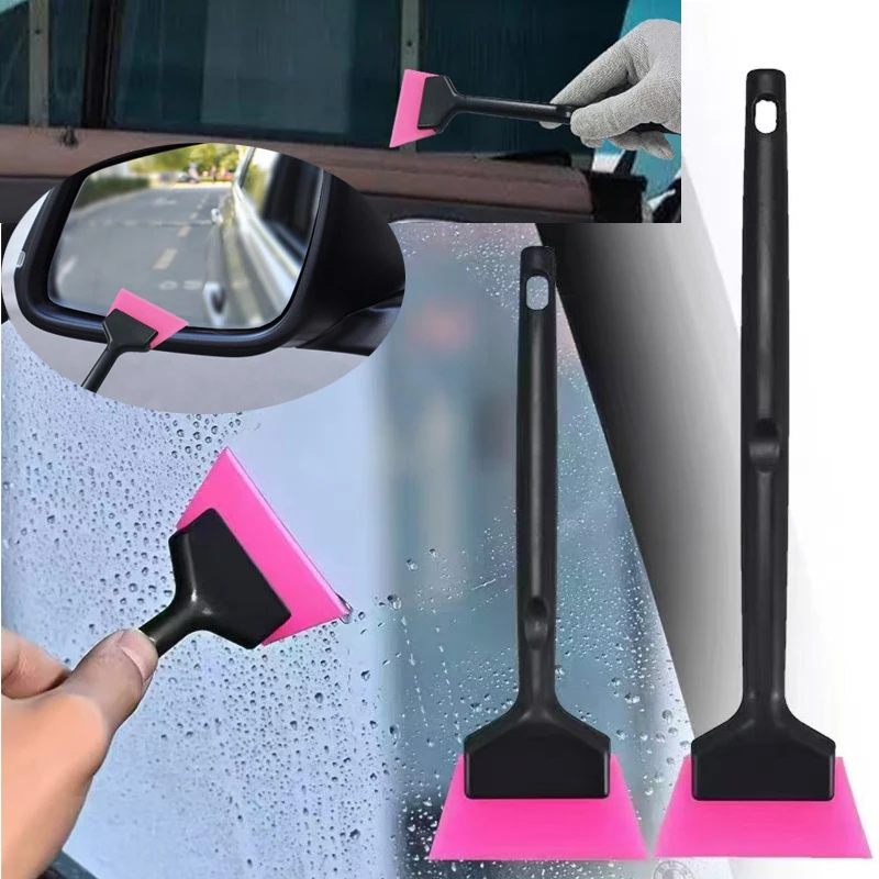 Mini Window Tint Squeegee Car Windshield Glass Quarter Wiper Soft Rubber Blade Corner Film Installation Scraper