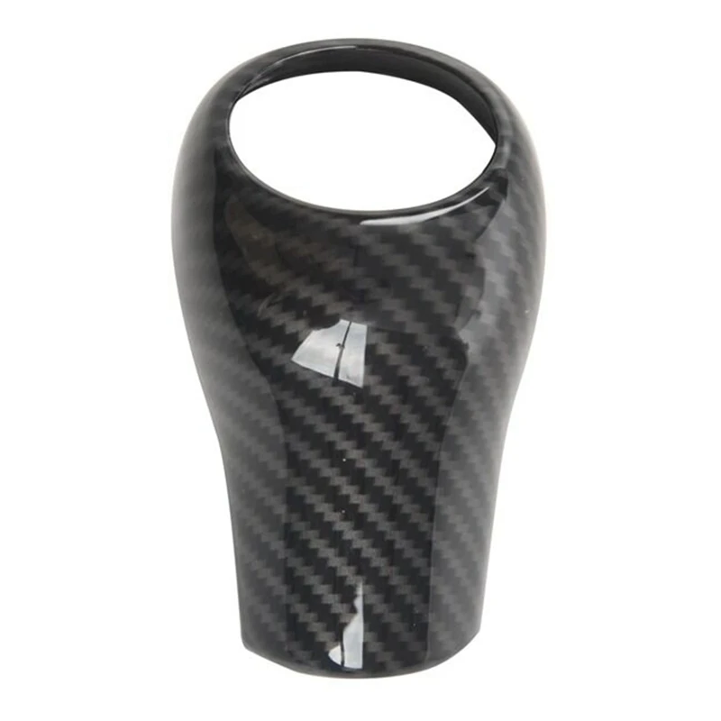 Carbon Fiber Gear Shift Knob Cover for Mercedes-Benz W204 W212 A C E G GLS Class