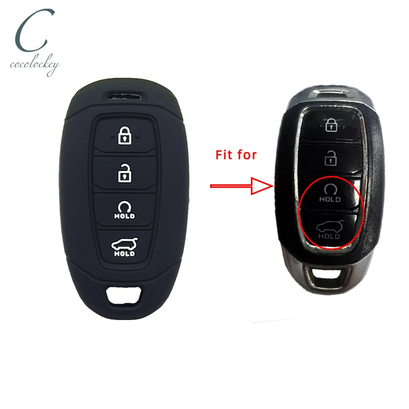 Cocolockey Car Key Cover Fit For 2020-2023 Hyundai Accent Avante Venue ...